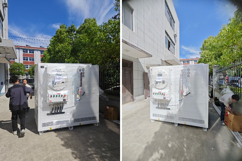 上海某化工公司采购的50℃~300℃防爆加热控温装置出厂发货 图2